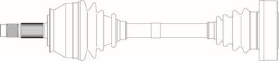 Приводной вал GENERAL RICAMBI AR3058