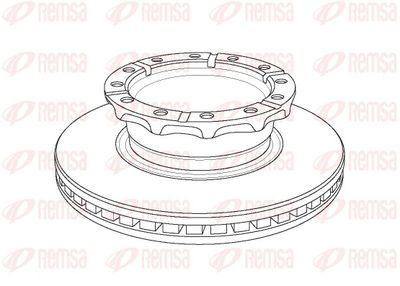 Bremžu diski REMSA NCA1158.20
