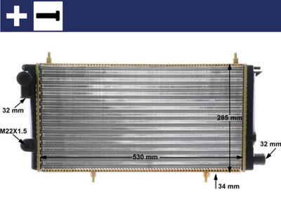 Radiators, Motora dzesēšanas sistēma MAHLE CR 431 000S
