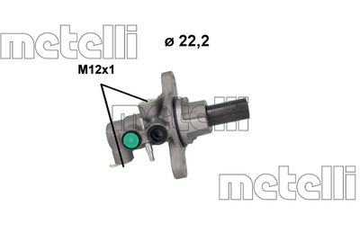 Главный тормозной цилиндр METELLI 05-1238