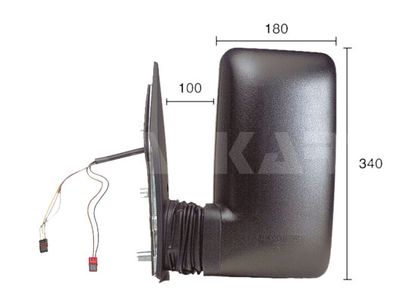 Наружное зеркало ALKAR 9227977