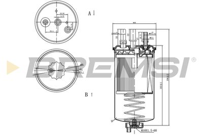 Топливный фильтр BREMSI FE0351