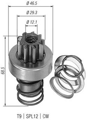 Zobrats, Starteris MAGNETI MARELLI 940113020116