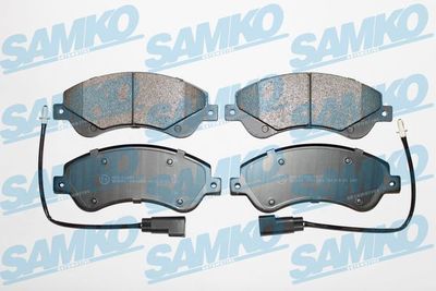 Комплект тормозных колодок, дисковый тормоз SAMKO 5SP1259