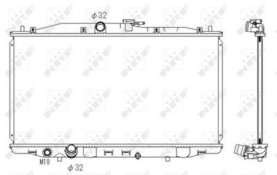 Radiators, Motora dzesēšanas sistēma NRF 53392