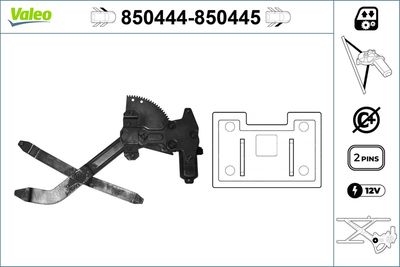 Стеклоподъемник VALEO 850444