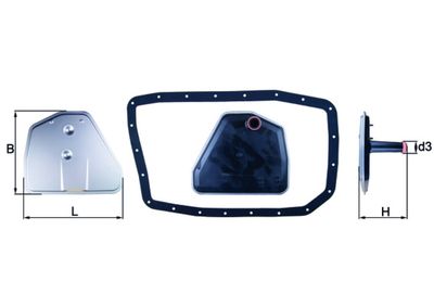 Гидрофильтр, автоматическая коробка передач KNECHT HX 162D