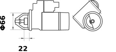 Стартер MAHLE MS 54