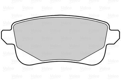 Bremžu uzliku kompl., Disku bremzes VALEO 302232