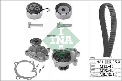 Ūdenssūknis + Zobsiksnas komplekts Schaeffler INA 530 0338 30