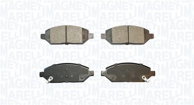 Bremžu uzliku kompl., Disku bremzes MAGNETI MARELLI 363916061107