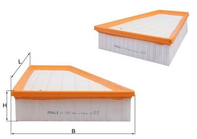 Воздушный фильтр MAHLE LX 1885