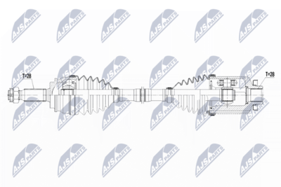 Приводной вал NTY NPW-CH-056