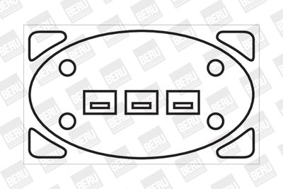 Aizdedzes spole BorgWarner (BERU) ZS238