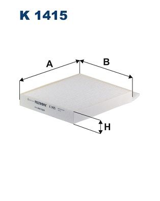 Filtrs, Salona telpas gaiss FILTRON K 1415