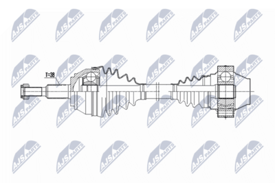 Piedziņas vārpsta NTY NPW-VW-251