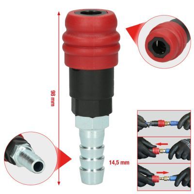 Savienojums/Sadalītājs, Saspiestā gaisa aprīkojums KS TOOLS 999.9098