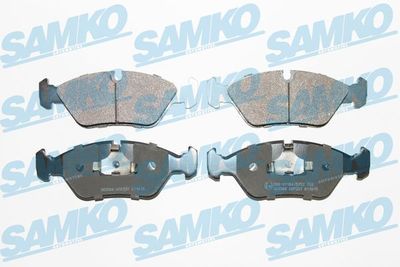 Комплект тормозных колодок, дисковый тормоз SAMKO 5SP237