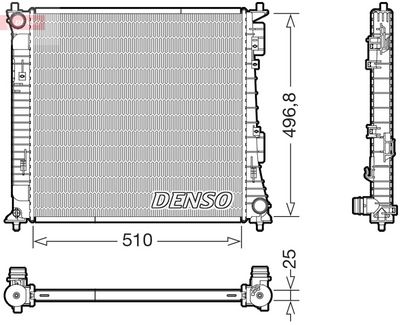 chłodnica KIA Sorrento IV 20- DENSO DRM43017