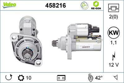 Starteris VALEO 458216