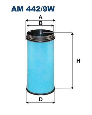 Sekundārā gaisa filtrs FILTRON AM 442/9W