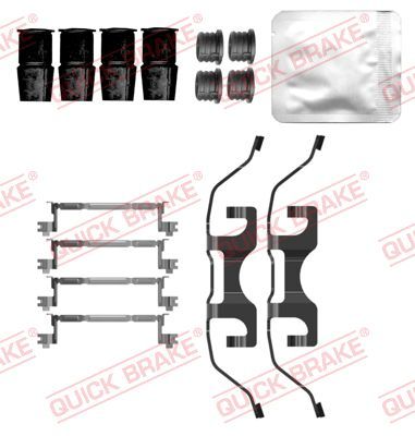 Комплектующие, колодки дискового тормоза QUICK BRAKE 109-0208