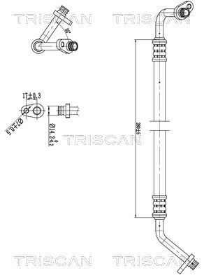 Augst-/Zemspiediena cauruļvads, Gaisa kond. sist. TRISCAN 9010 28032