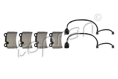 Комплект тормозных колодок, дисковый тормоз TOPRAN 113 821