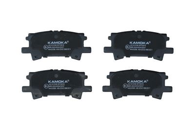 Комплект тормозных колодок, дисковый тормоз KAMOKA JQ101538