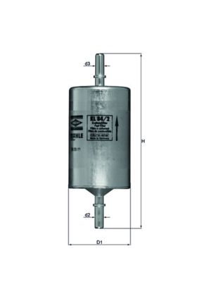 Degvielas filtrs KNECHT KL 84/2