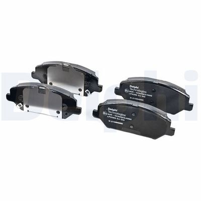 Комплект тормозных колодок, дисковый тормоз DELPHI LP3385