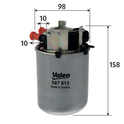 Degvielas filtrs VALEO 587613