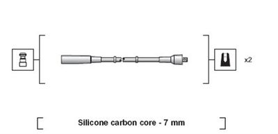 Комплект проводов зажигания MAGNETI MARELLI 941318111197