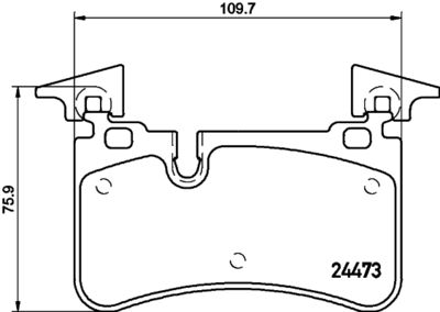 HELLA PAGID 8DB355014811 Bremžu uzliku kompl