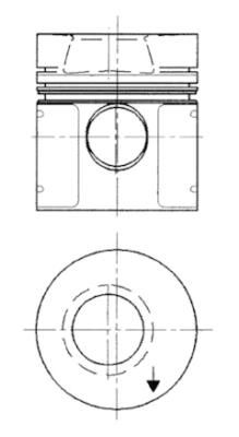 Virzulis KOLBENSCHMIDT 91551610