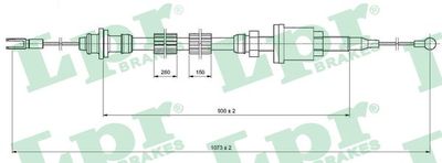 Трос, управление сцеплением LPR C0250C
