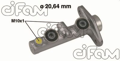 Galvenais bremžu cilindrs CIFAM 202-497