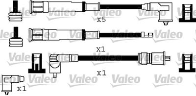 Augstsprieguma vadu komplekts VALEO 346573