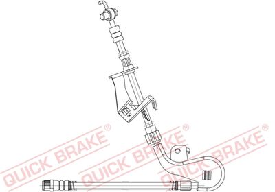 Bremžu šļūtene QUICK BRAKE 58.887X