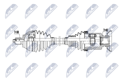 Piedziņas vārpsta NTY NPW-VW-237