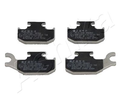 Bremžu uzliku kompl., Disku bremzes ASHIKA 50-00-0719