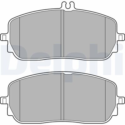Bremžu uzliku kompl., Disku bremzes DELPHI LP3437