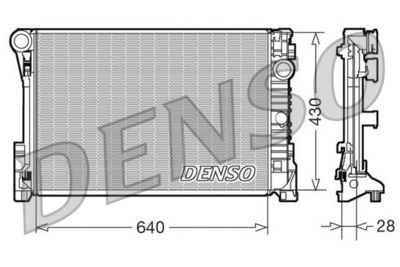 Radiators, Motora dzesēšanas sistēma DENSO DRM17110