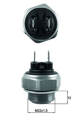 Termoslēdzis, Radiatora ventilators MAHLE TSW 63