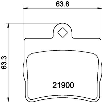 Bremžu uzliku kompl., Disku bremzes HELLA PAGID 8DB 355 008-311
