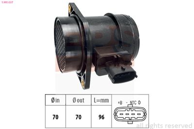 Расходомер воздуха EPS 1.991.537