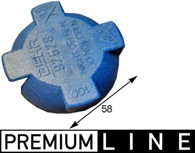 Vāciņš, Dzesēšanas šķidruma rezervuārs MAHLE CRB84000P