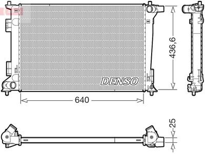 Radiators, Motora dzesēšanas sistēma DENSO DRM43021