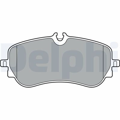 Bremžu uzliku kompl., Disku bremzes DELPHI LP3367