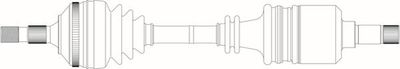 Приводной вал GENERAL RICAMBI CI3139